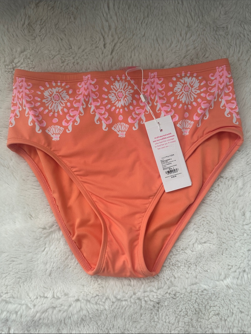 Lilly Pulitzer Ashwin High-Waist Bikini Bottom